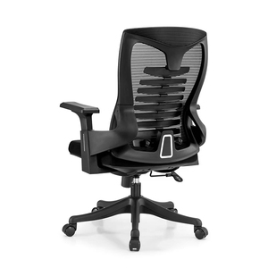 Kursi jaring komputer ergonomis Mid back, kursi kantor putar nyaman dengan 3 posisi dukungan pinggang dapat disesuaikan - Product Image 3