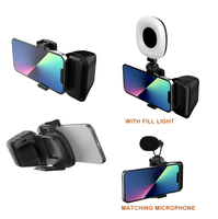 Support de téléphone portable en ABS, poignée de maintien pour appareil photo, télécommande sans fil BT détachable, clip de fixation – Offre Spéciale