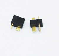 Mini connecteurs T Plug Micro mâle femelle Deans, petit type unisexe, 30A, batterie LiPo RC, fabriqués en laiton et en nylon