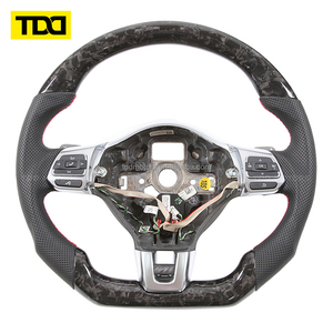 Volante Deportivo Personalizado TDD de Fibra de Carbono para MK6 TIGUAN Golf 5 GTI MK5 GTI GLI Golf R32 - Product Image 3