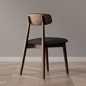 <span class=keywords><strong>Chaise</strong></span> de salle à manger réglable <span class=keywords><strong>en</strong></span> bois massif de style scandinave, <span class=keywords><strong>design</strong></span> minimaliste moderne, <span class=keywords><strong>chaise</strong></span> <span class=keywords><strong>en</strong></span> <span class=keywords><strong>noyer</strong></span> pour la maison - Product Image 2