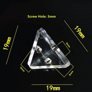 Chất lượng cao rõ ràng Acrylic góc khung cho văn phòng nhà nhựa đồ nội thất kết nối & góc giá khung góc - Product Image 4