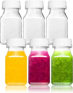 Mini bouteille de boisson antivol en PET de 60 ml (2 oz) avec impression sérigraphique pour champagne, jus, lait et boissons énergisantes - Bouchon à vis - Product Image 2