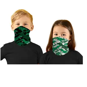 100% polyester high quality kids bandannas for brother and sister in outdoor sports