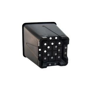 Macetas Cuadradas Modernas de <span class=keywords><strong>7</strong></span> <span class=keywords><strong>Litros</strong></span>, Negras, de PP, Contenedor de Plástico para Árboles y Bayas - Product Image 5