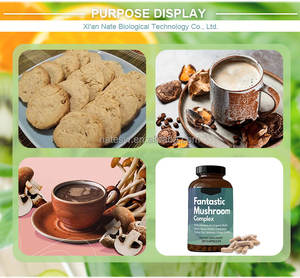 8 in 1 organik karışık mantar özü tozu aslanlar Mane, Reishi, Cordyceps, <span class=keywords><strong>Chaga</strong></span>, Shiitake, Maitake - Product Image 2