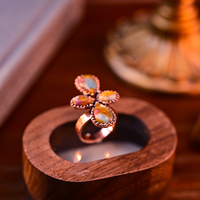 Bague rétro bohème en pierre, bijoux pour mariage, fiançailles, cadeau, style médiéval Europe et Amérique, bagues tendance
