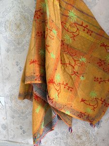 Embroidered Cotton <b>Quilt</b> Traditional Bohemian Floral Bedspread Handmade Multi Color Home Decor <b>Throw</b> Blanket All Season Use - Product Image 2