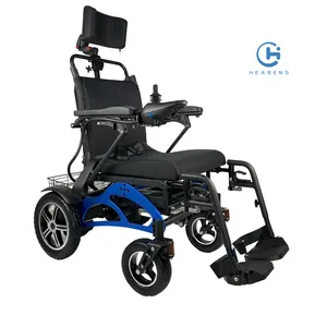 障害者用の折りたたみ式バッテリー駆動車椅子アルミニウム傾斜モビリティチェア
