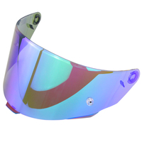 Visor Helm Sepeda Motor KYT-TTC untuk TT Course Lensa PC Definisi Tinggi & Kekuatan Tinggi & Anti Silau Aksesori Helm Anti Gores