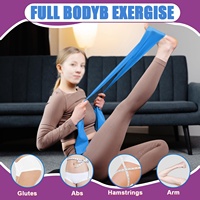 Juego de Bandas de Resistencia TPE de 3 Niveles Diferentes, Longitud 1.5M, Bandas de Ejercicio para Mujer y Hombre, Aptas para la Piel, Entrenamiento en Casa