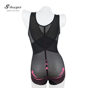 ملابس داخلية نسائية مقاس كبير لكامل الجسم مريحة محبوكة للتحكم في البطن ملابس داخلية ضيقة بدلة جسم سبانديكس عصرية - Product Image 2