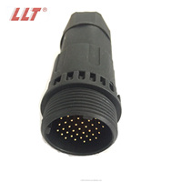 Fiche électrique LLT 37Pin Cable IP68 Multi Pin Waterproof 2 3 4 5 6 8 12 18 20 24 36 Pin Wire Terminal Connector