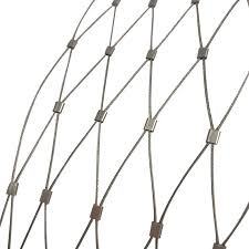 Maille de corde d'acier inoxydable de force forte Flexible de haute qualité tissée à la main SS304 maille de câble métallique à vendre - Product Image 4