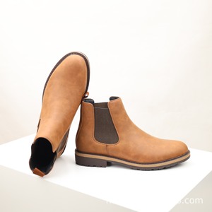 2026 Stylish & Comfortable British Style Men's Shoes Burnished Vintage Plus Size Ankle Boots for Men - Product Image 4