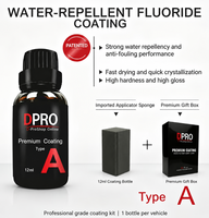 Revêtement céramique liquide haute dureté anti-rayures hydrofuge autonettoyant à base de fluor pour la protection de la peinture automobile brillant