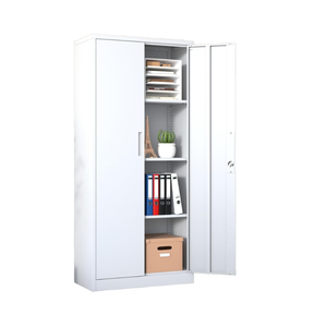 Armoires de rangement et de classement modernes en métal à double porte, réglables, adaptées aux bureaux, ateliers et écoles. - Product Image 2