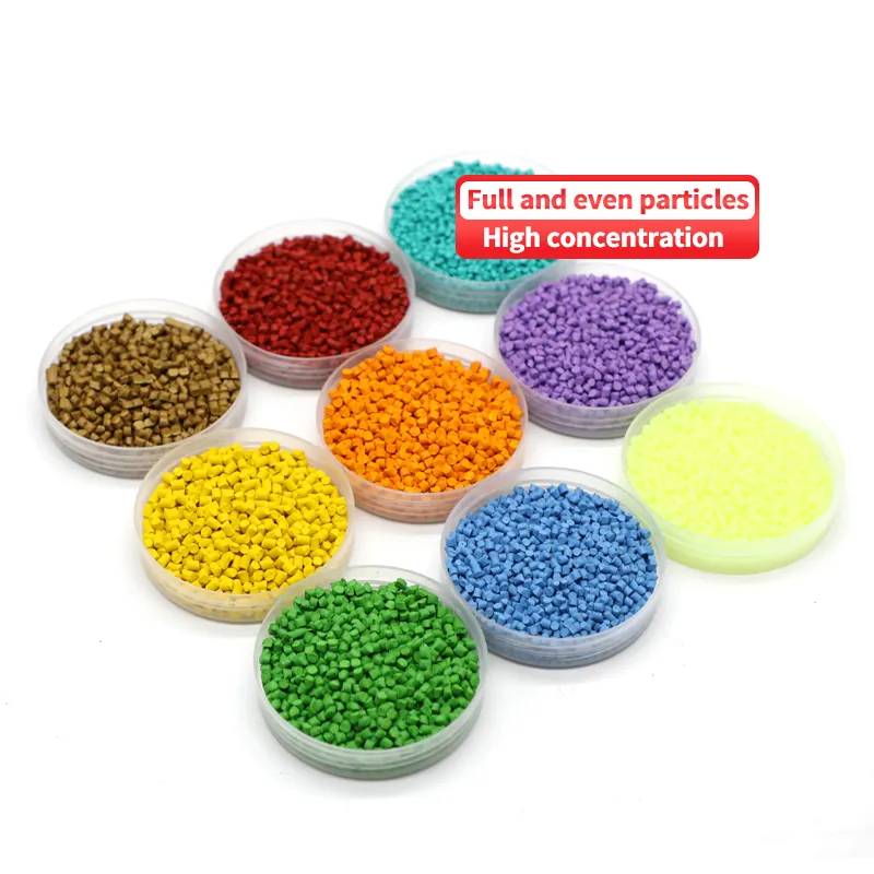 Kleur Plastic Kleur Masterbatch Pellets Voor Filament