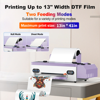 Nouvelle machine d'impression textile DTF A3 pour t-shirts, imprimante à encre blanche, imprimante de transfert thermique pour film PET, imprimante DTF A3 et four