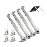 Support de montage réglable pour panneaux solaires, surface anodisée, marque YUJI, résistance au vent 60 m/s, résistance à la neige 1,4 kN/m², systèmes