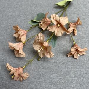 Ychon Vente en gros belle fleur artificielle décorations de mariage pétunia et violet décorations de mariage - Product Image 3