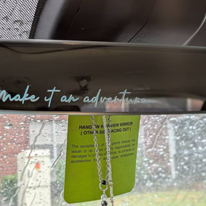 Autocollant de texte de citation positive personnalisé autocollant d'affirmation d'inspiration pour <span class=keywords><strong>passager</strong></span> autocollant pour rétroviseur de voiture autocollant de rétroviseur - Product Image 6