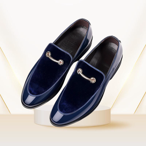 Zapatos de <span class=keywords><strong>charol</strong></span> de gamuza grande tendencia Slip-on <span class=keywords><strong>zapato</strong></span> de boda zapatos de <span class=keywords><strong>hombre</strong></span> - Product Image 1