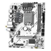 Carte mère JGINYUE B760M GAMING WIFI LGA1700 DDR4 4800MHz 10 Phases d'alimentation 2x M.2 NVMe 4.0 WiFi 6 AX201 intégré ARGB pour PC de bureau
