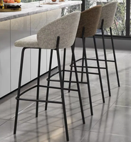 Chaise de comptoir, chaise haute, tabouret de bar, chaise de bar de luxe légère