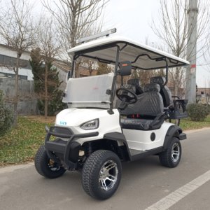 Voiturette de golf électrique 4 places, directement d'usine, nouveau design, 72V Lithium, roue de voiturette de golf 48V Evolution pour une chasse économe <span class=keywords><strong>en</strong></span> carburant - Product Image 3