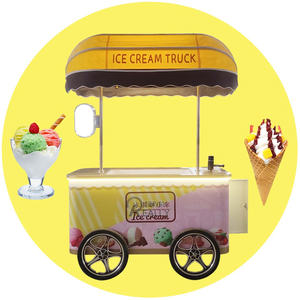 <span class=keywords><strong>Camion</strong></span> alimentaire de rue mobile voyage Camping camping-car remorque tricycle à café chariot de nourriture à 3 roues avec certification ISO CE - Product Image 2