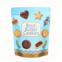 Sachet Doypack Personnalisé de Qualité Alimentaire pour Biscuits, Résistant à l'Humidité, Emballage Recyclable pour Biscuits, Crackers et Gaufrettes
