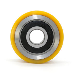 6304RS Bearing Pulley with 200kg Load Capacity TPU PU Coated Steel Wheel Crane <b>Guide</b> Roller Wire <b>Rope</b> Type Made of Wood Plastic - Product Image 1