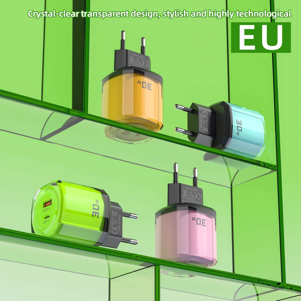 30W 2 Ports USB PD Fast Charger - Image 4