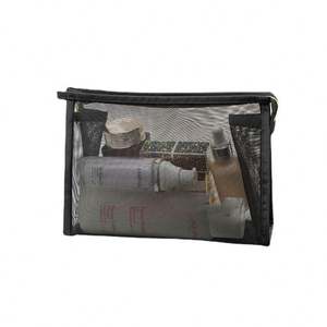 Bath Leakage Bath <b>Wash</b> <b>Bag</b> Portable Lightweight Large Capacity Mesh <b>Bag</b> Travel Storage Cosmetic <b>Bag</b> - Product Image 1