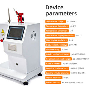 Testador de Taxa de Fluidez de Plástico com Tela Sensível ao Toque e Alta Precisão para Teste de Fluidez em Processamento de Plástico com 1 Ano de Garantia - Product Image 4