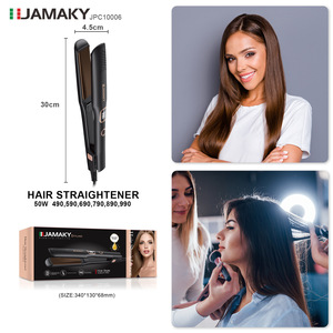 เครื่องหนีบผม JAMAKY ขนาด 30 ซม. กว้าง 4.5 ซม. กำลังไฟ 50 วัตต์ ปรับอุณหภูมิได้ สำหรับใช้ในบ้าน - Product Image 1
