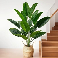 Palmiers bananiers artificiels décoratifs pour l'intérieur, plantes artificielles pour la maison, l'hôtel, le jardin, décoration élégante pour l'extérieur, respectueuses de l'environnement, résistantes aux UV