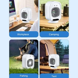 Fast <strong>Cooling</strong> Table Pedestal <strong>Fans</strong> Air Conditioner Standing Spray Charging Desk <strong>Fan</strong> <strong>Outdoor</strong> Plastic Leafless Bladeless <strong>Fans</strong> - Product Image 5