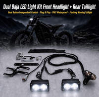 Kit de phares et feux arrière Trontech Surron LBX Baja Chase Light, clignotants stroboscopiques, Plug and Play, IP67, Light Bee X