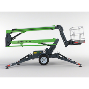 Plateforme élévatrice télescopique électrique de haute qualité 10m 12m 14m 16m remorquable pour l'installation de panneaux d'affichage - Product Image 2