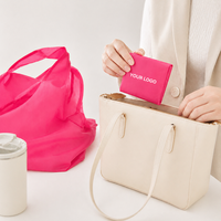 Premium Ripstop Polyester Faltbare Einkaufstasche mit Individuellem Logo für Wiederverwendbare Lebensmitteltasche und Tragbare Werbetasche