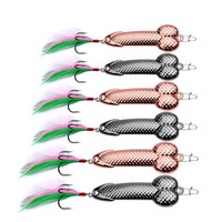 Nouveau Luya DD Vib vibrant rotatif paillettes leurre de pêche 3G à 36G cuillère pour poisson d'eau salée pour la pêche en rivière lac ruisseau