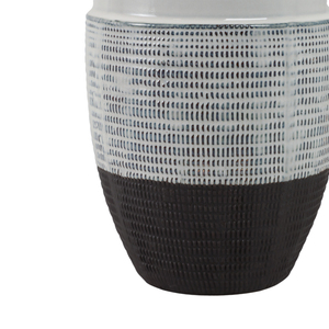 Vaso a Bottiglia con Fondo Texturizzato, Elegante Accento in Ceramica Stoneware per Arredamento Casa e Composizioni Floreali - Product Image 5