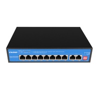 Ethernet Switch CCTV Luar Ruangan Jaringan Gigabit Dikelola Terbalik 4 8 16 24 48 Port Rack Mount RJ45 Poe Switch Switches