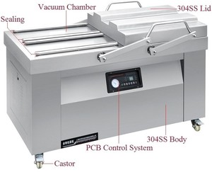 DZ-600/2SB Máquina de Envasado <span class=keywords><strong>al</strong></span> Vacío/Selladora <span class=keywords><strong>al</strong></span> Vacío para Alimentos <span class=keywords><strong>al</strong></span> Mejor <span class=keywords><strong>Precio</strong></span>, Máquina de Sellado <span class=keywords><strong>al</strong></span> Vacío de Doble Cámara - Product Image 2