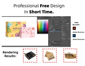 กล่องฟองน้ำกระดาษลูกฟูกลายนูนสีดำสีชมพูยอดนิยมกล่องจดหมายรีไซเคิลเครื่องสำอาง - Product Image 2