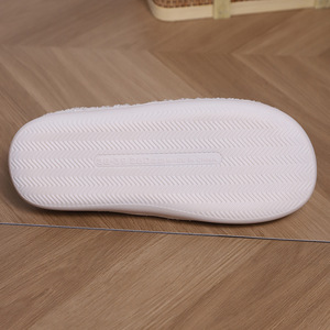 Pantoufles en coton imperméables pour femmes, faciles à nettoyer, doublure en peluche, chaussures d'intérieur - Product Image 4
