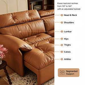 <span class=keywords><strong>Canapé</strong></span> inclinable <span class=keywords><strong>électrique</strong></span> en cuir italien, ensemble de 5 positions avec appui-tête réglable, gain de place, inclinaison zéro mur - Offre Spéciale - Product Image 2