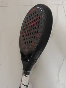 ไม้เทนนิสคาร์บอนไฟเบอร์ 3K/12K/18K พร้อมแกน EVA แผ่นหมุน สีดำ/แดง รุ่นซัมเมอร์ - Product Image 5